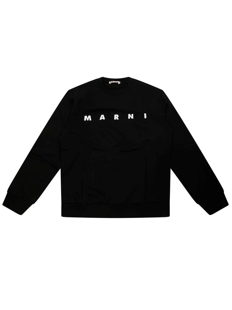 Marni Marni Kids Logo-Printed Crewneck Sweatshirt 1