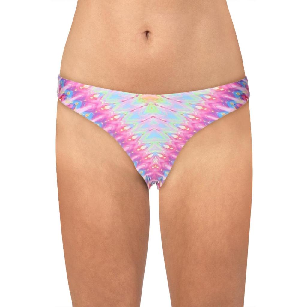 PilyQ Womens Printed Bikini Swim Bottom Separates