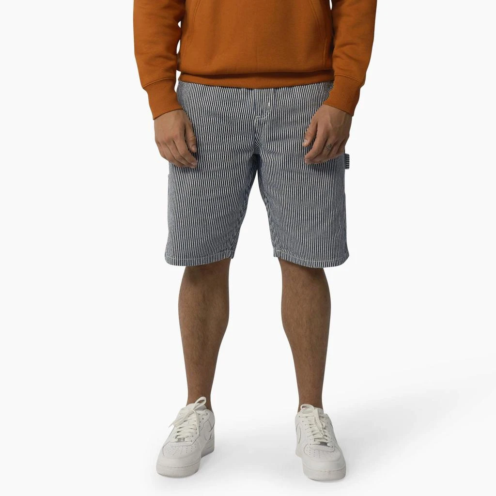DICKIES Hickory Stripe Carpenter Shorts, 11" 1