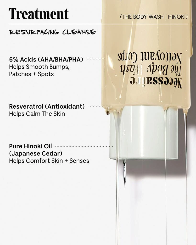 Necessaire Hinoki The Body Wash, 8.4 oz. 4