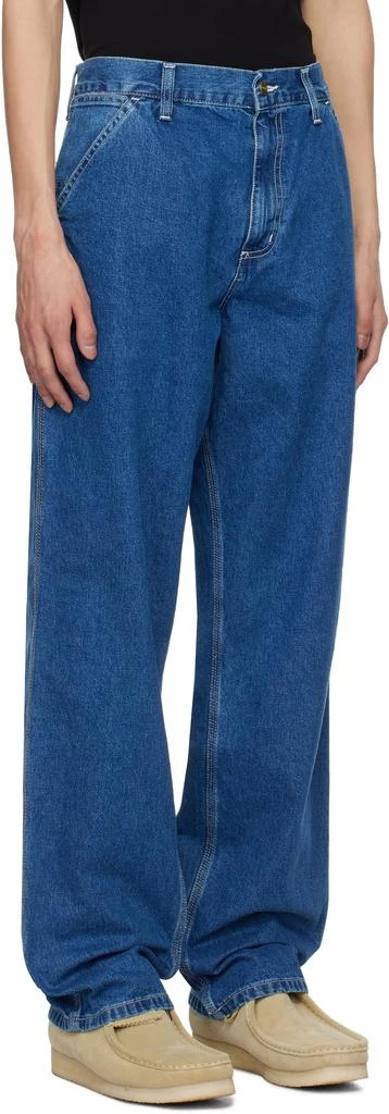 Carhartt WIP Blue Simple Jeans 2
