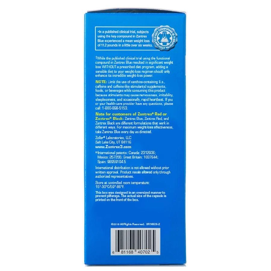 Zantrex Blue Weight Loss Pills 5
