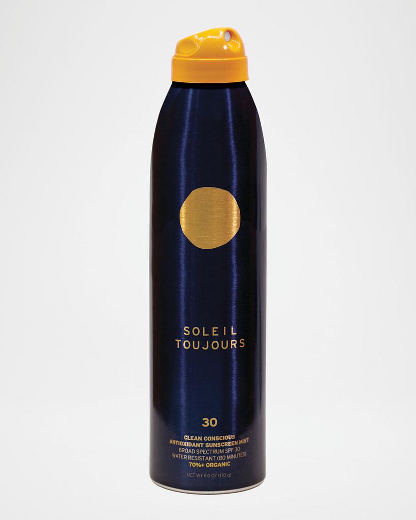 SOLEIL TOUJOURS Clean Conscious Set and Protect Micro Mist SPF 30, 1.7 oz.