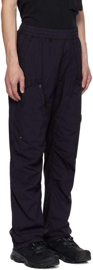 C.P. Company Blue Garment-Dyed Cargo Pants