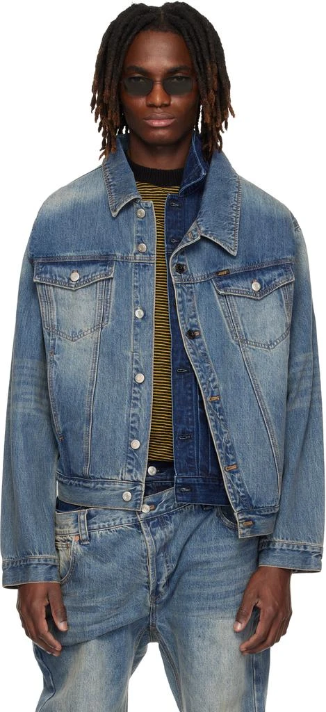 Shop Black Camouflage Denim Jacket on Sale at BeyondStyle – Get 80 