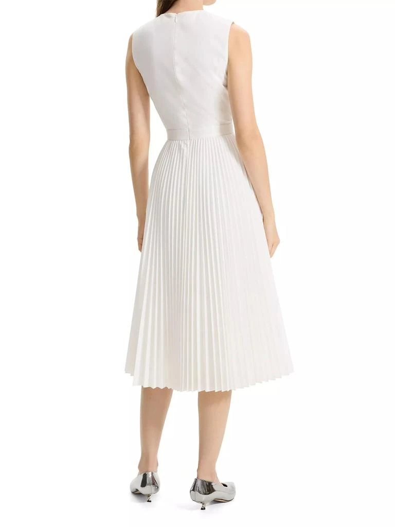 Theory Pleated Sleeveless Midi-Dress 4