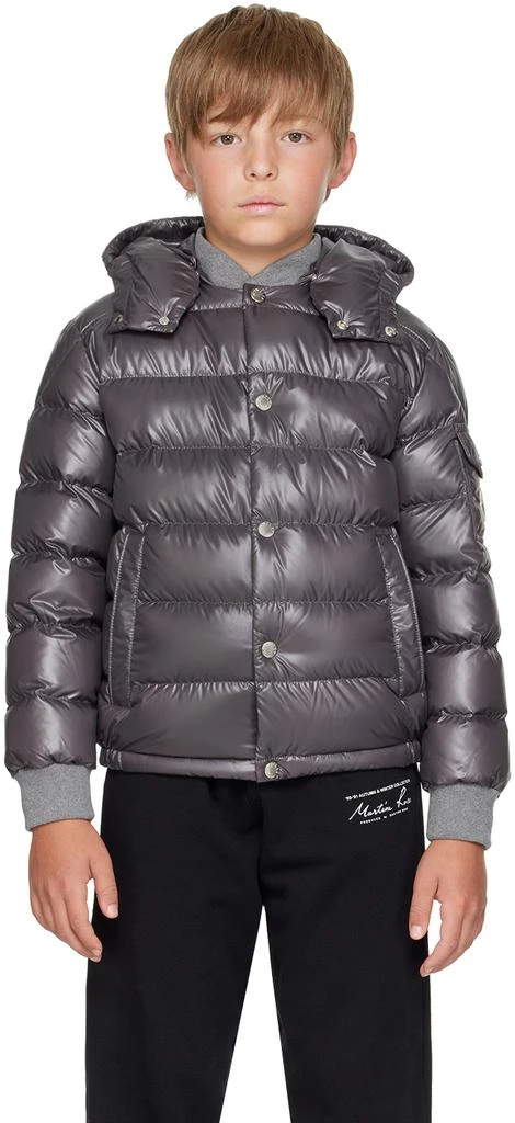 Moncler Big Kids Gray Manaem Down Jacket 1