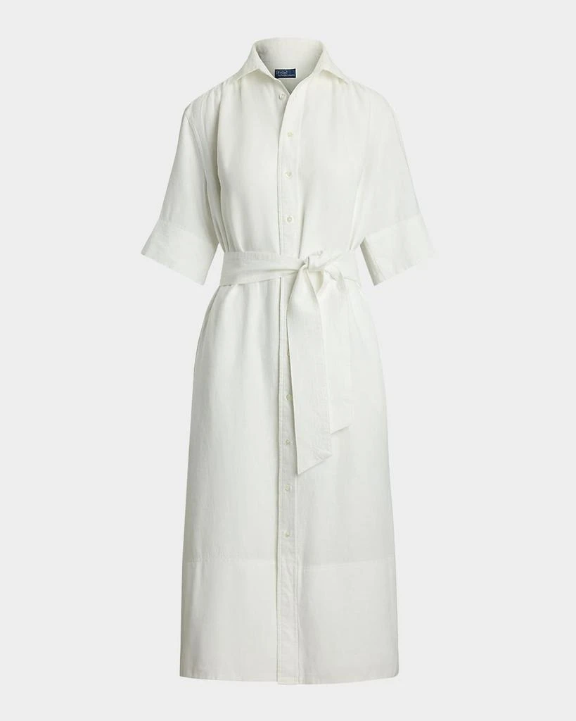 Ralph Lauren Belted Linen Shirtdress 1