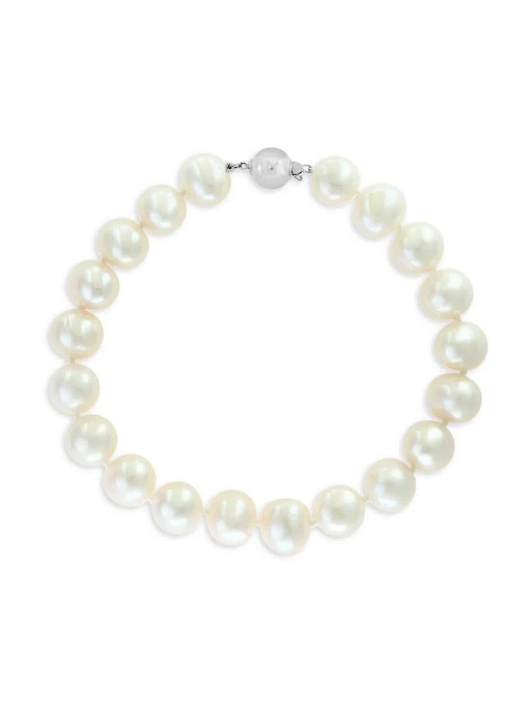 Saks Fifth Avenue 3-Piece Sterling Silver 
Freshwater Pearl Jewelry Set 5