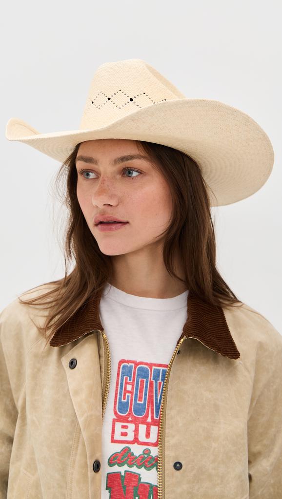 Brixton Laredo Panama Straw Cowboy Hat