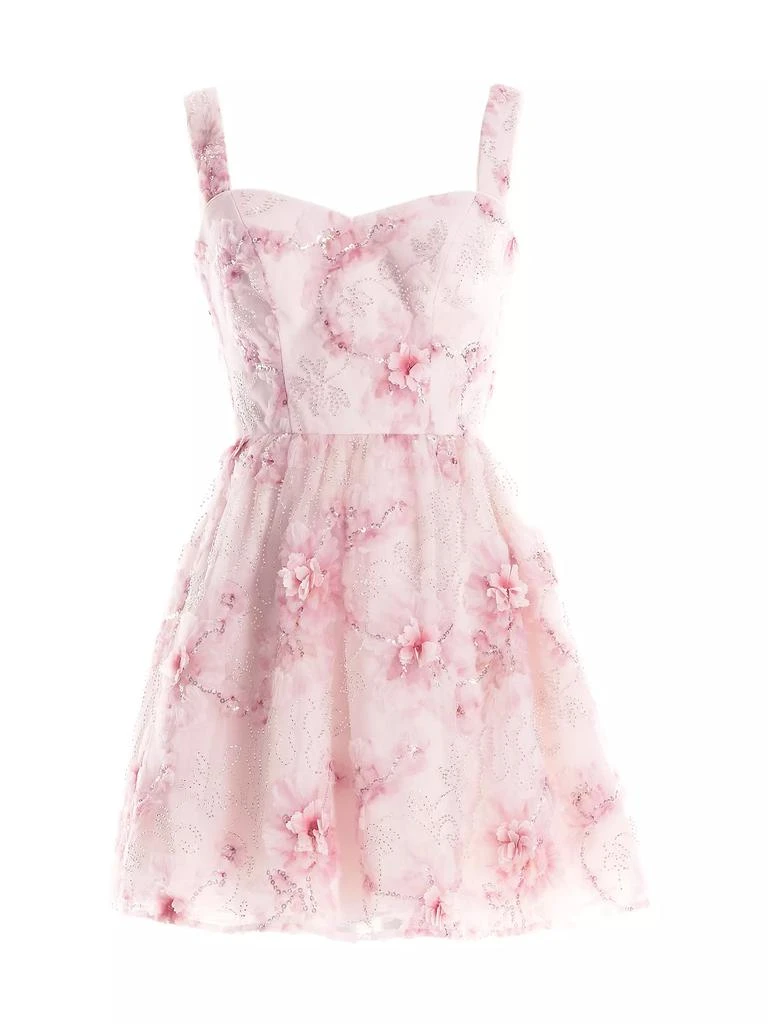 Dress The Population Melanie Embellished Fit & Flare Minidress 1