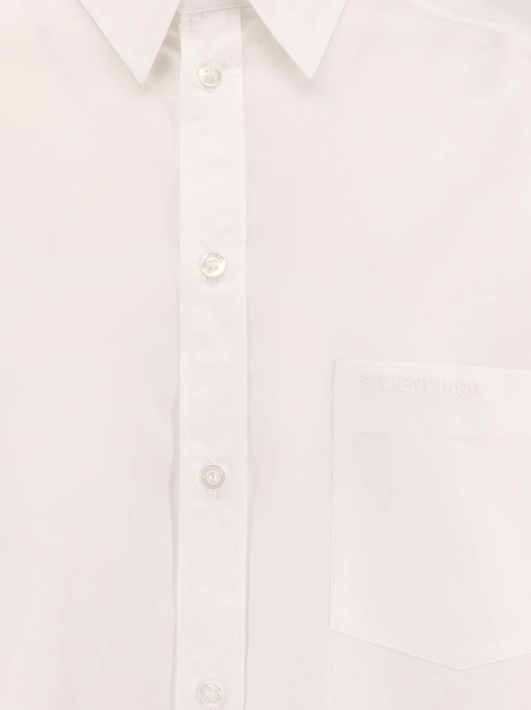 Balenciaga Oversize cotton shirt with knotted details 5