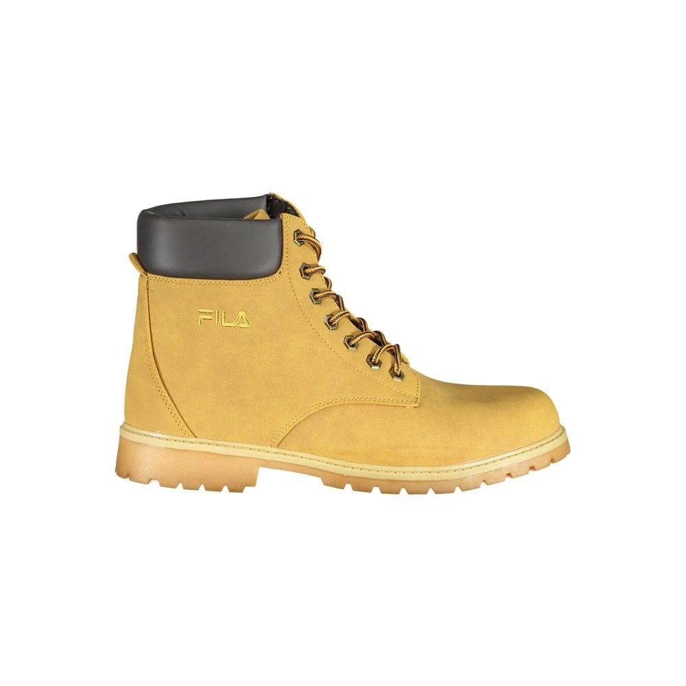 Fila Vibrant Yellow Contrast Lace-up Boots 1