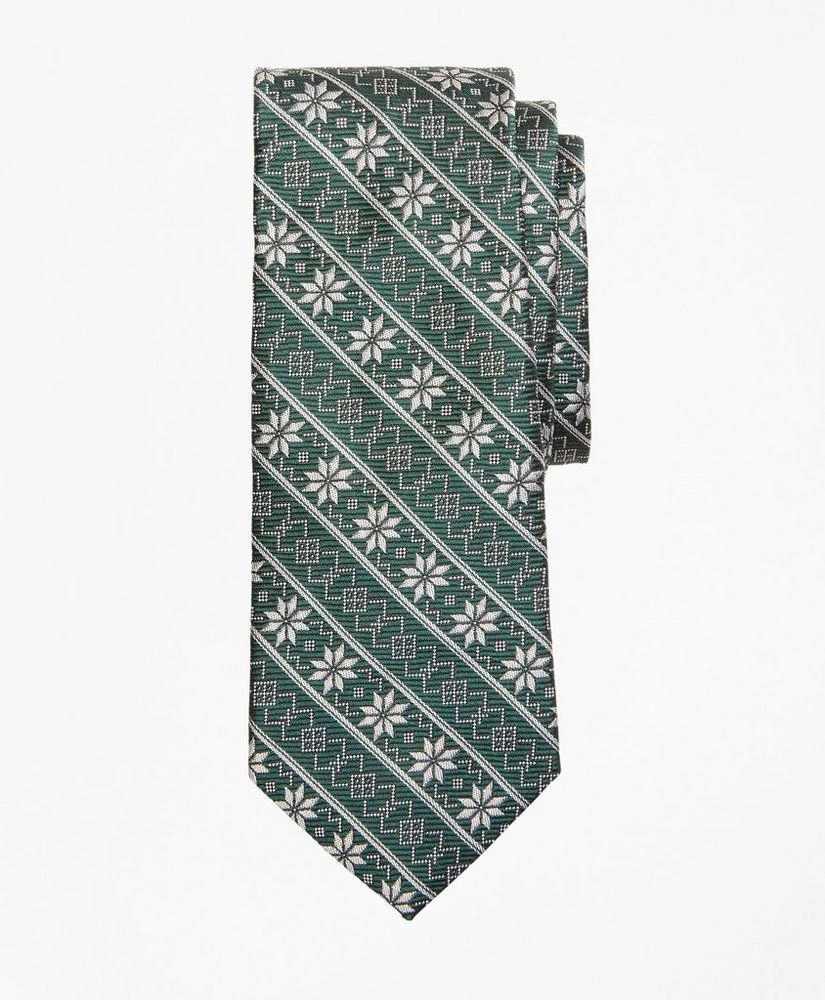 Brooks Brothers Boys Snowflake Print Tie 1