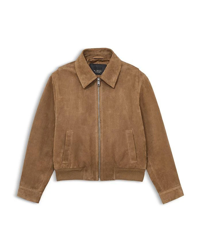 REISS Gia Suede Bomber Jacket 7