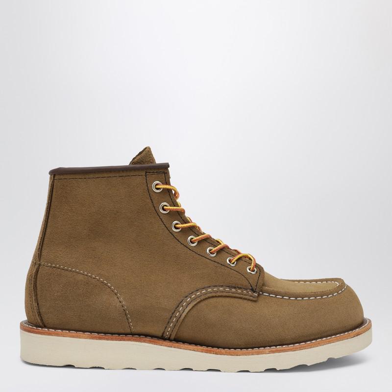 Red Wing Classic Moc Toe in Olive Leather