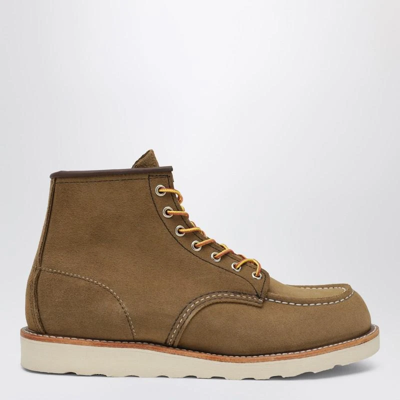 Red Wing Classic Moc Toe in Olive Leather from The Double F