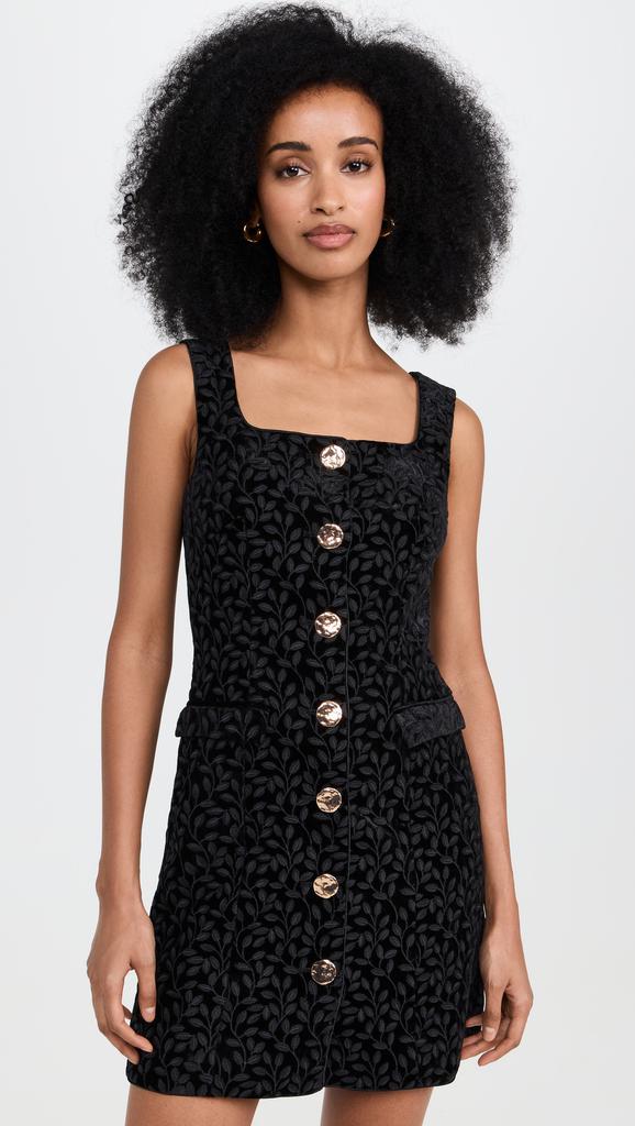 Saloni Mika Velvet Dress