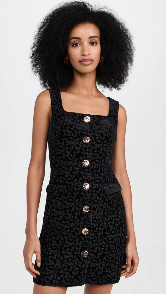 Saloni Mika Velvet Dress 1