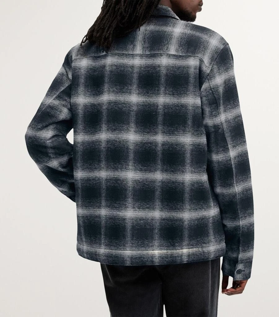 ALL SAINTS Cotton Brushed Check Marley Jacket 7