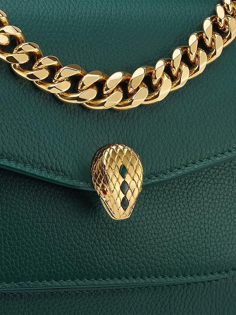 BVLGARI Serpenti Maxi Chain Leather Shoulder Bag 4