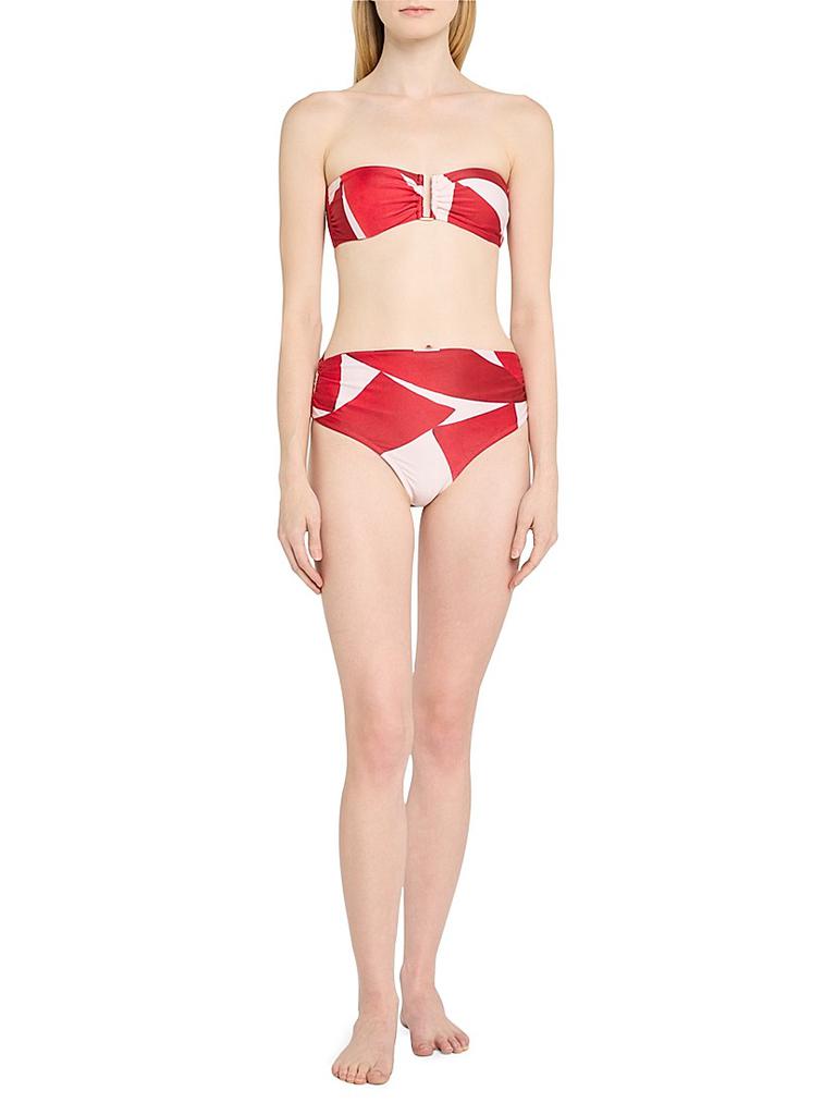 Lenny Niemeyer Swim Ruched High-Rise Bikini Bottom