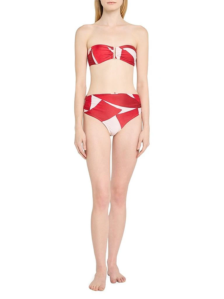 Lenny Niemeyer Swim Ruched High-Rise Bikini Bottom 2