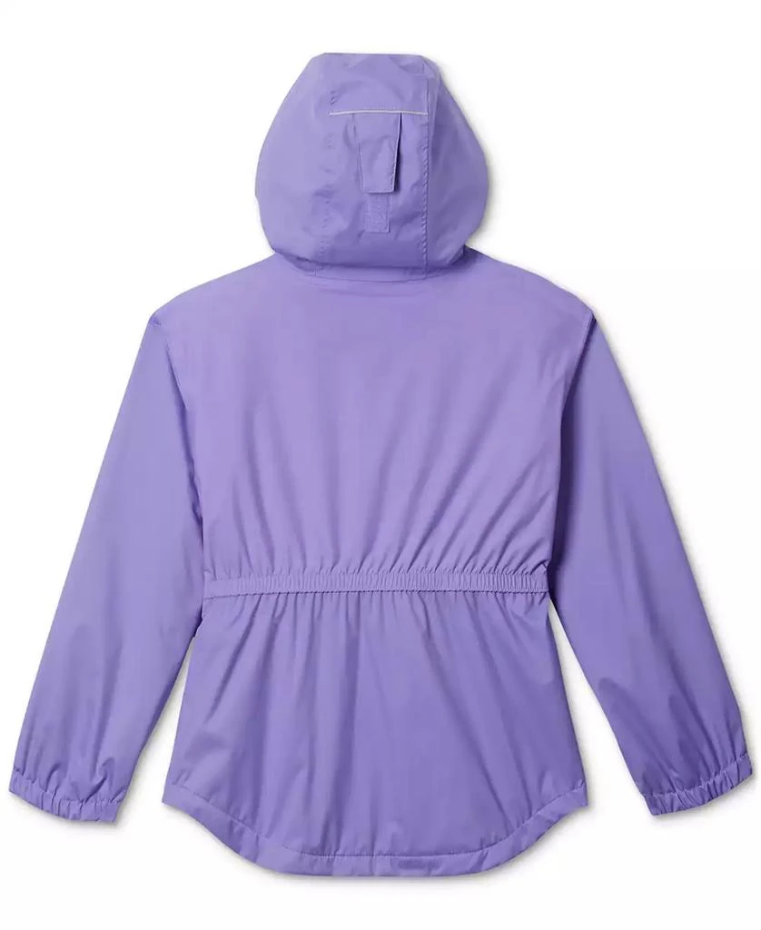 Columbia Big Girls Rainy Trails II Fleece-Lined Hooded Rain Jacket 2