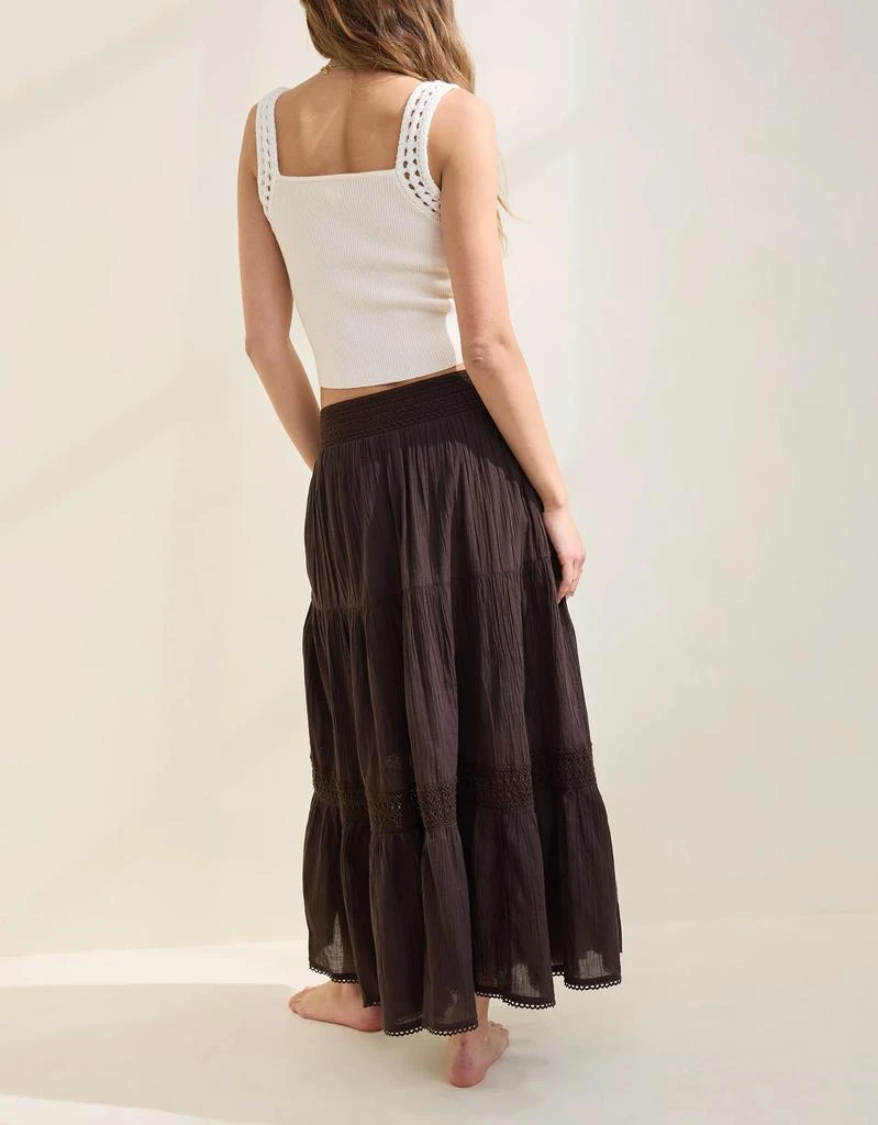 Aerie Aerie Crochet The Day Maxi Skirt 2