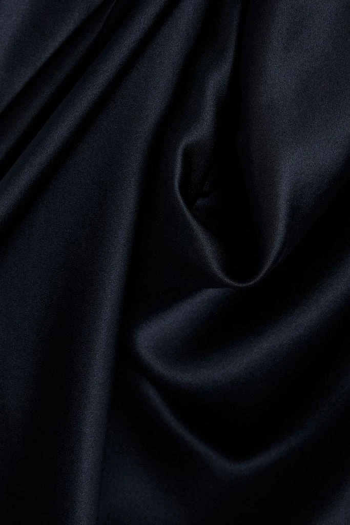 Michelle Mason Open-back silk-satin mini dress 4