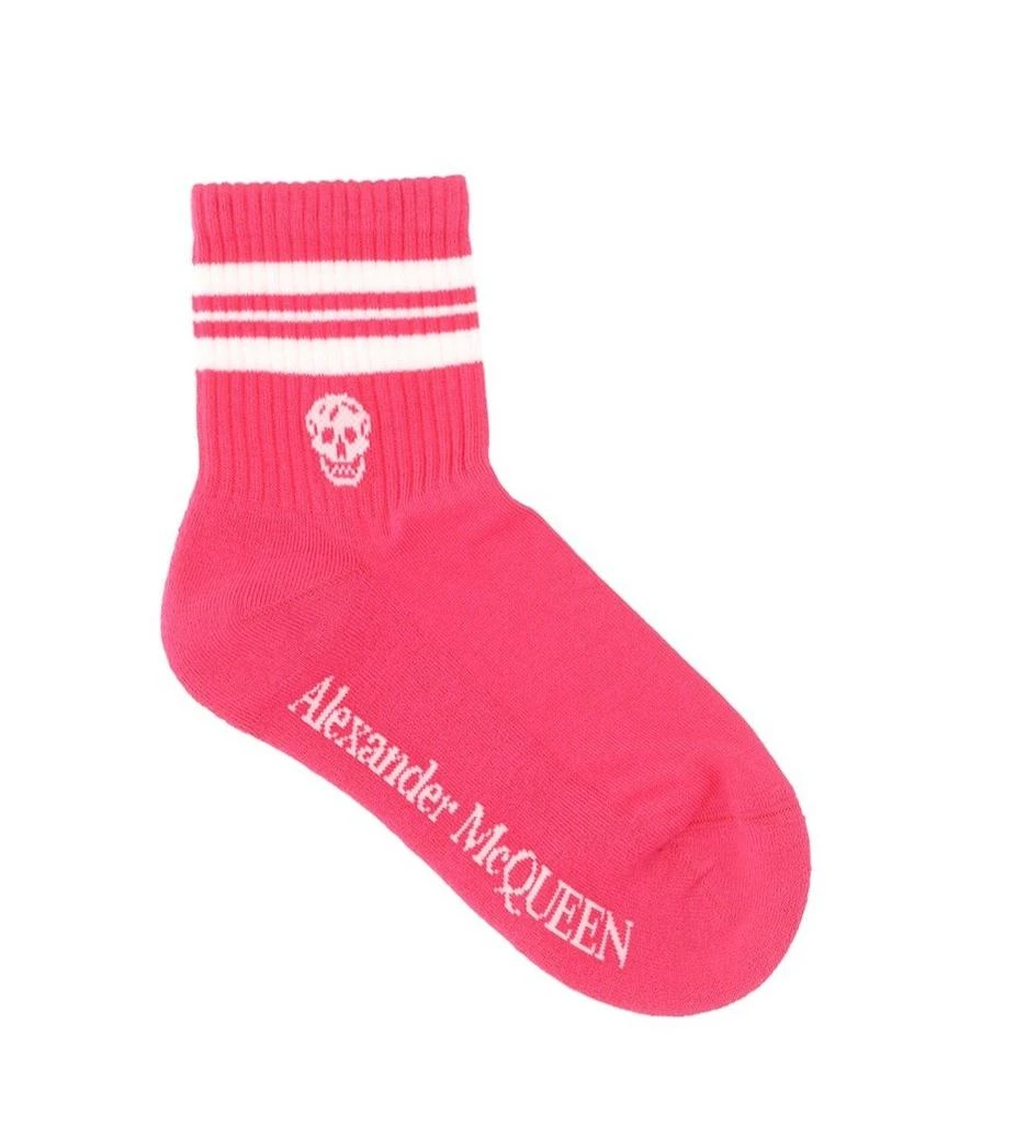 Alexander McQueen Alexander McQueen Skull Logo Intarsia Socks 1
