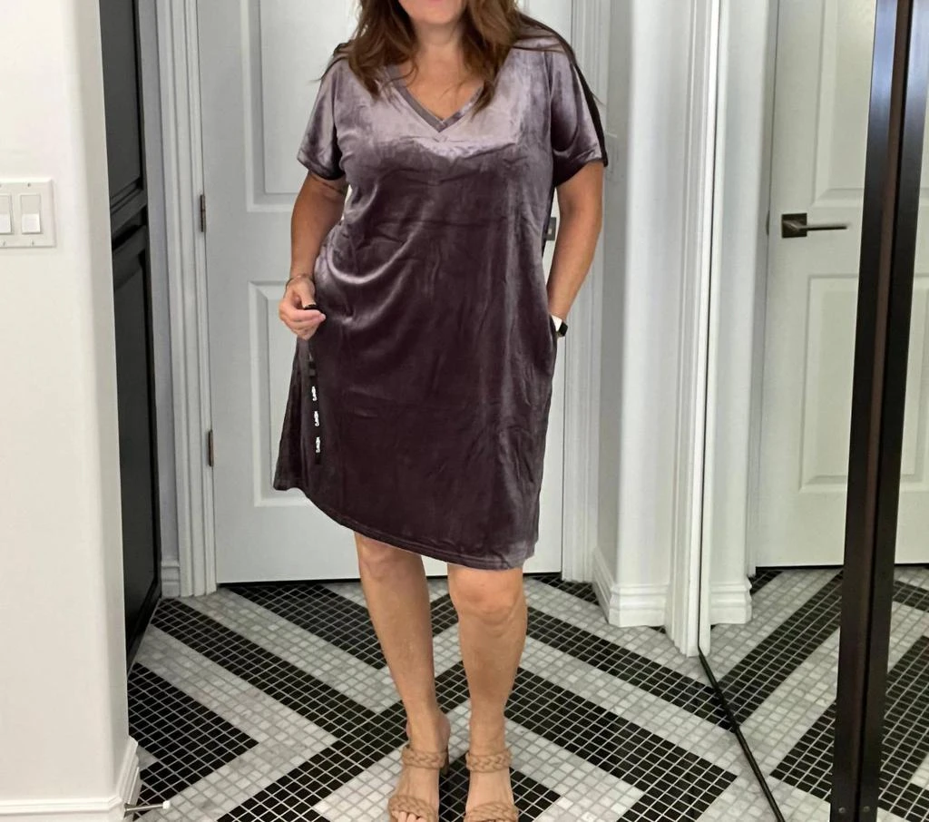 Kori Kori - Velour V-Neck Dress 2