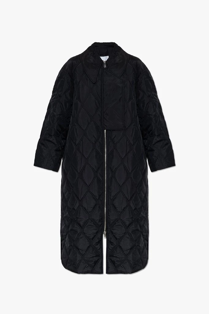 Ganni Ganni Ripstop Quilted Coat 1