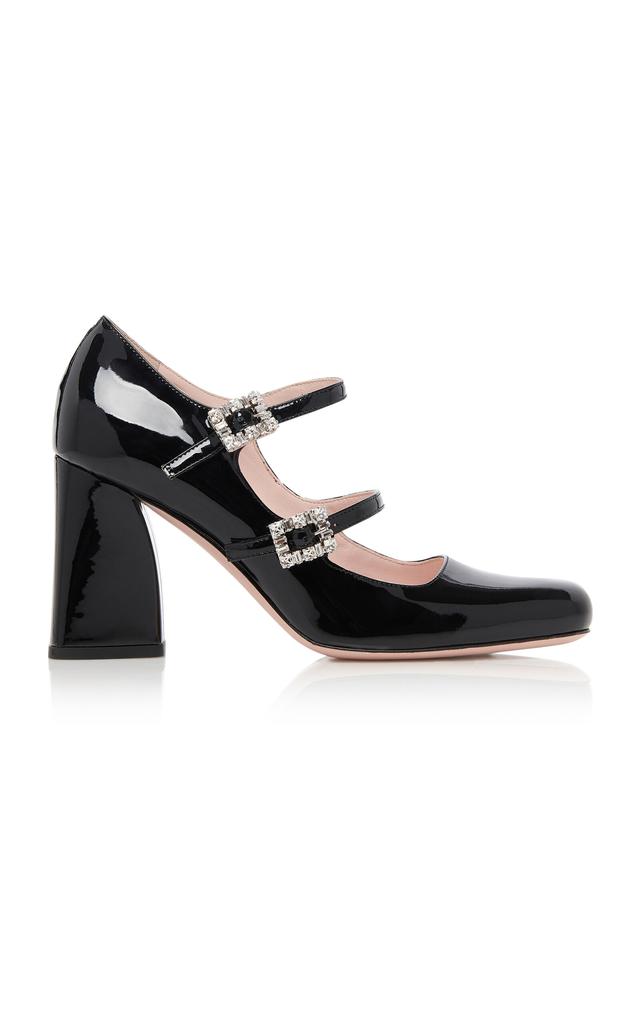 Roger Vivier Très Vivier Strass Buckle Babies Mary Jane