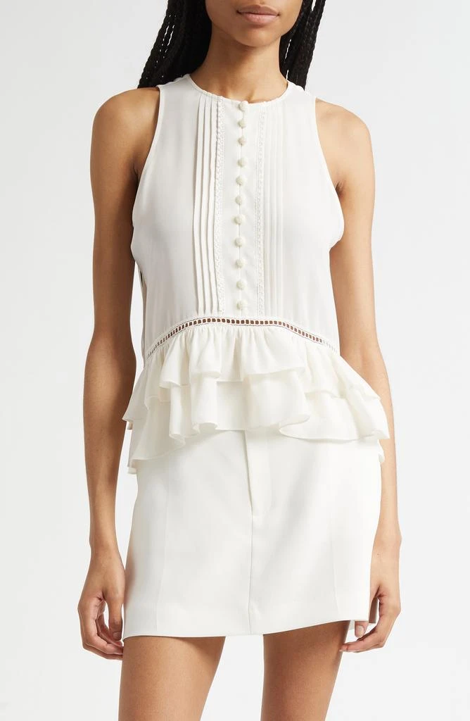 Cinq à Sept Leesal Pintuck Pleat Top