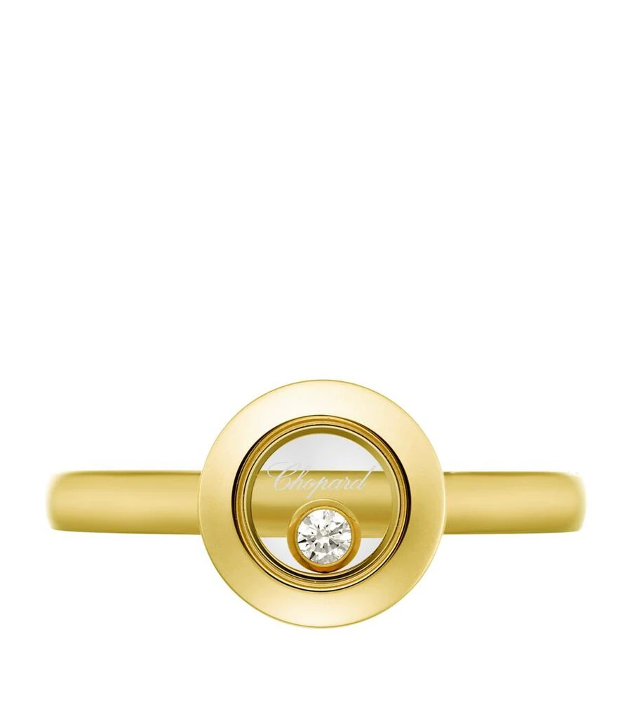Chopard Yellow Gold and Diamond Happy Diamonds Icons Ring 3