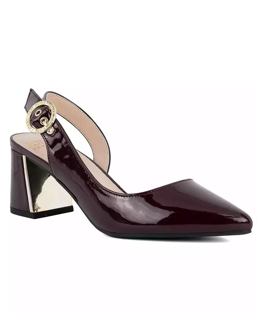 JONES NEW YORK Women's Candree Block Heel Slingback Pumps 6