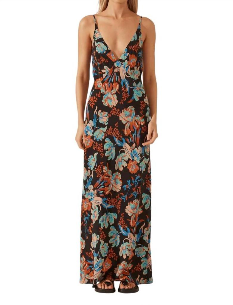 Shona Joy Shona Joy - SILK PLUNGED SLIP MAXI DRESS