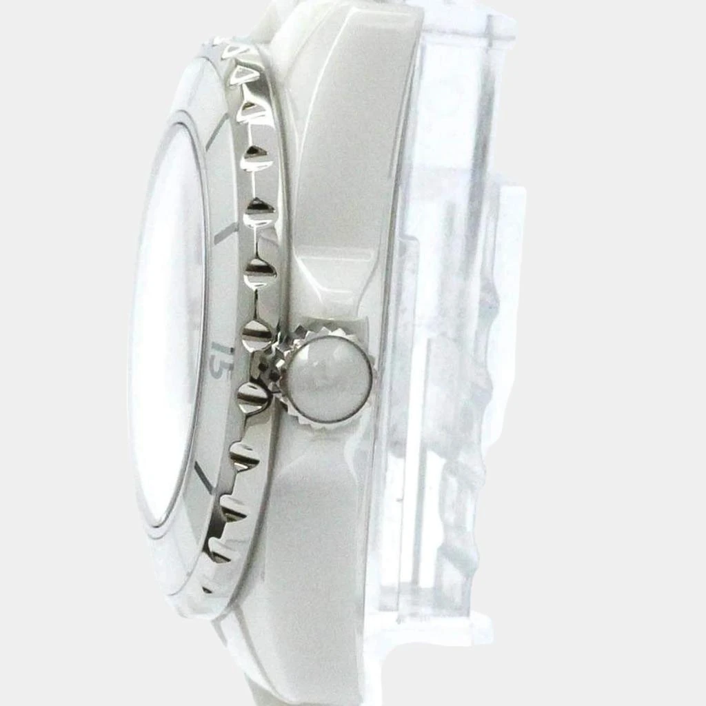 Chanel Chanel White Ceramic J12 H0968 Quartz Women's Wristwatch 33 mm 3