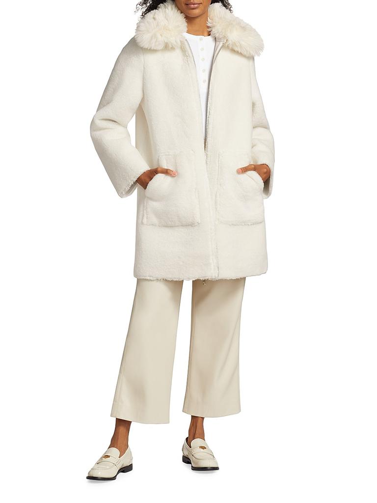 Shop Alison Reversible Sherpa Coat on Sale at BeyondStyle – Get 61