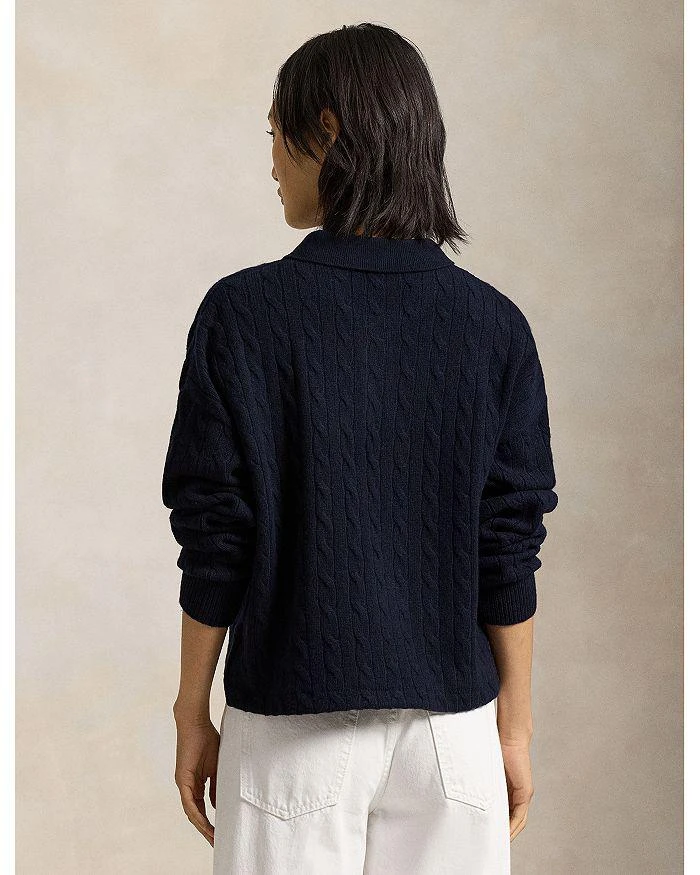 Ralph Lauren Lauren Ralph Lauren Cable Wool Cashmere Polo Shirt 3