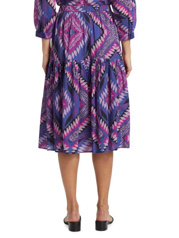 ba&sh Venus Geometric Midi Skirt 2