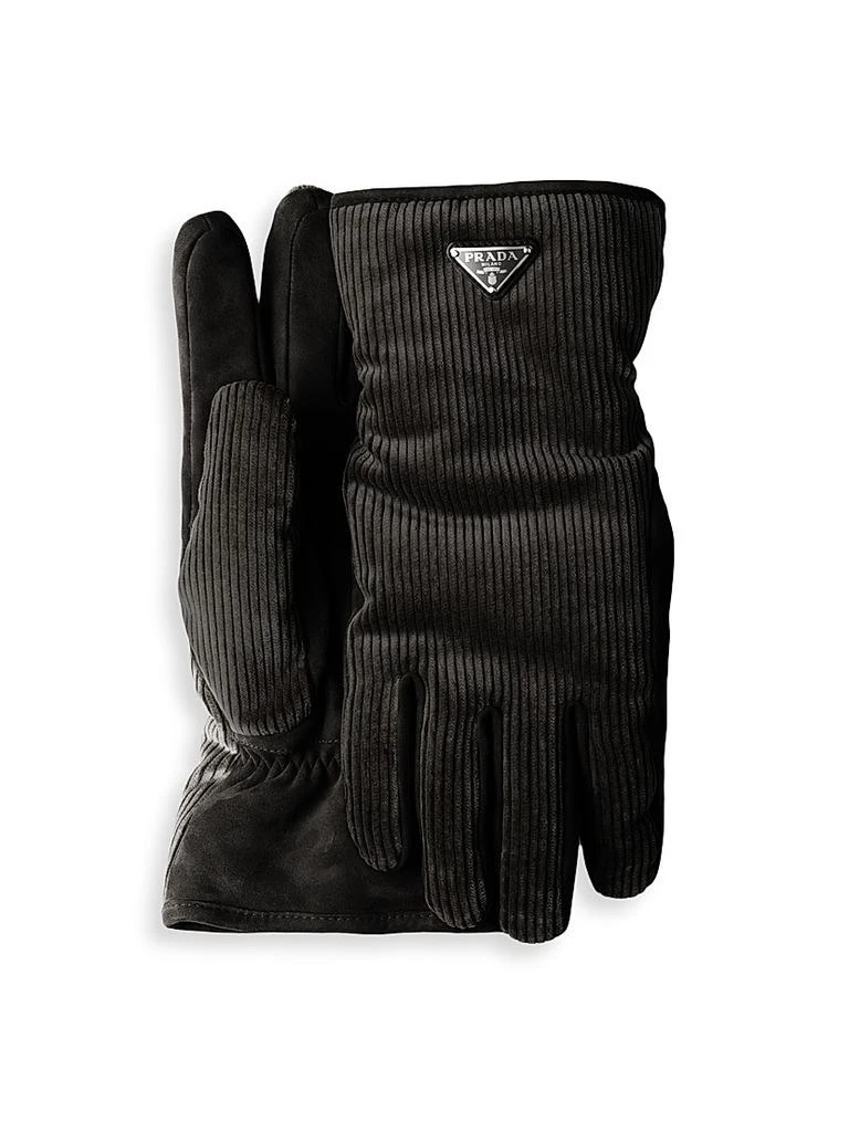 Prada Corduroy Gloves 1
