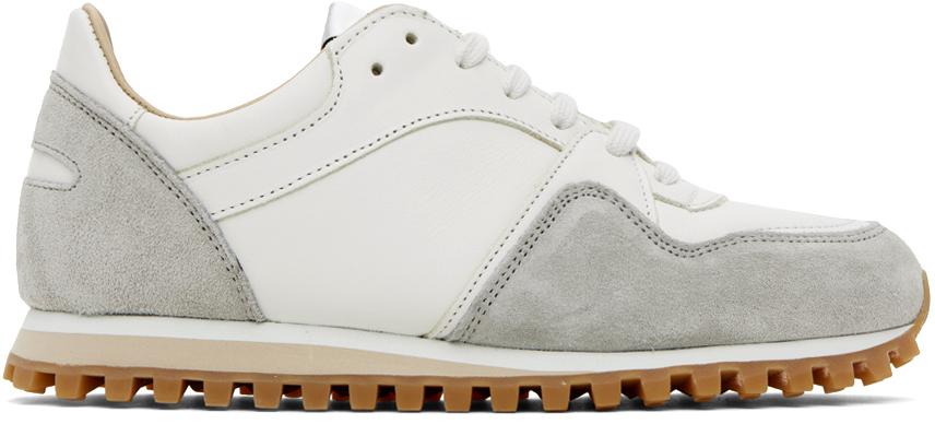 ★SPALWART★ Dash Low Sneakers Grey 51235710030 51235710030S Spalwart White & Gray Dash Low Sneakers - Casual Shoes