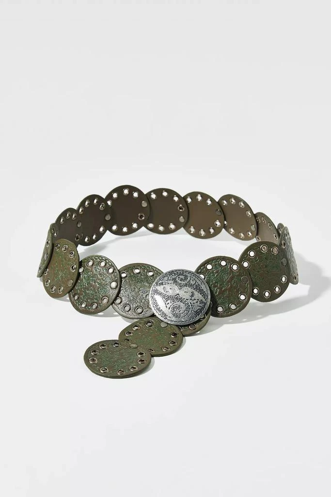 Urban Outfitters Betty Stamped Leather Western Belt 2