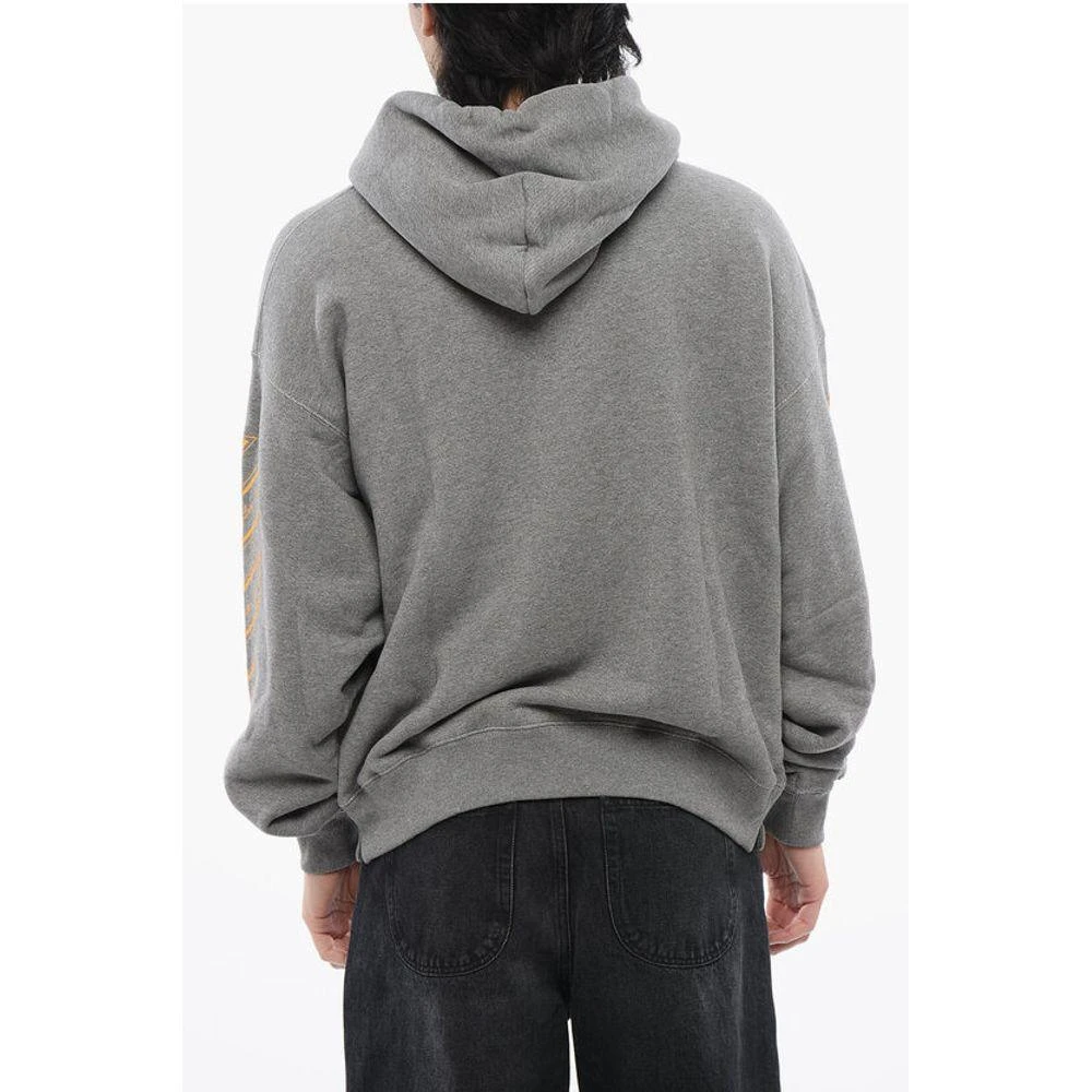 Off-White Off- Skate-Fit Brushed Cotton Men's Hoodie 2