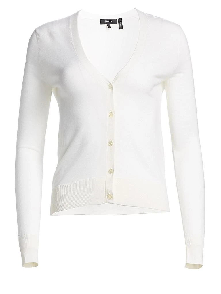 Theory Wool-Blend Knit Cardigan 7