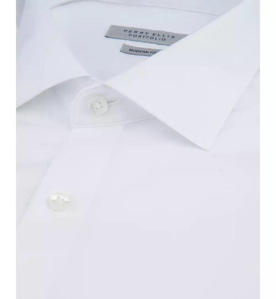 Perry Ellis Perry Ellis Men
s Modern-Fit Lux Twill Solid Dress Shirt 2