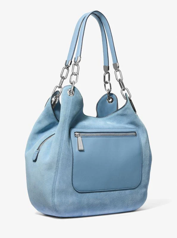 Michael Kors Lillie Large Suede Shoulder Bag 3