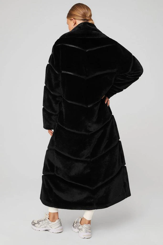Alo Faux Fur Cascade Jacket - Black 3